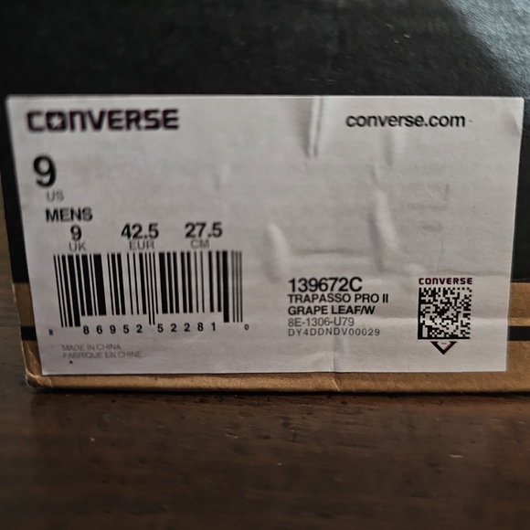 Converse Trepasso Pro II In Grape Leaf  Unisex 9M/10.5W NIB - Picture 13 of 14